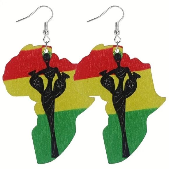 Fun festive dangle earrings - Picture 4 of 4